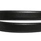 Black Leather Double Wrap Metal Buckle Belt