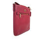 Coach Women'S Mini Rowan Top Zip File Crossbody Bag In Crossgrain Leather (Red)