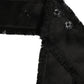 Black Velvet Wrap Around Tie Cintura Belt