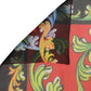 Multicolor Silk Printed Square Foulard Scarf