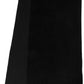 Black Cashmere Knitted Ribbed Shawl Scarf