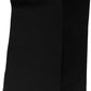 Black Cashmere Knitted Ribbed Shawl Scarf