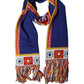 Black D&G Queen Cashmere Knitted Shawl Scarf