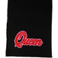 Black D&G Queen Cashmere Knitted Shawl Scarf