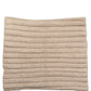 Light Beige Ribbed Knit Neck Warmer Scarf