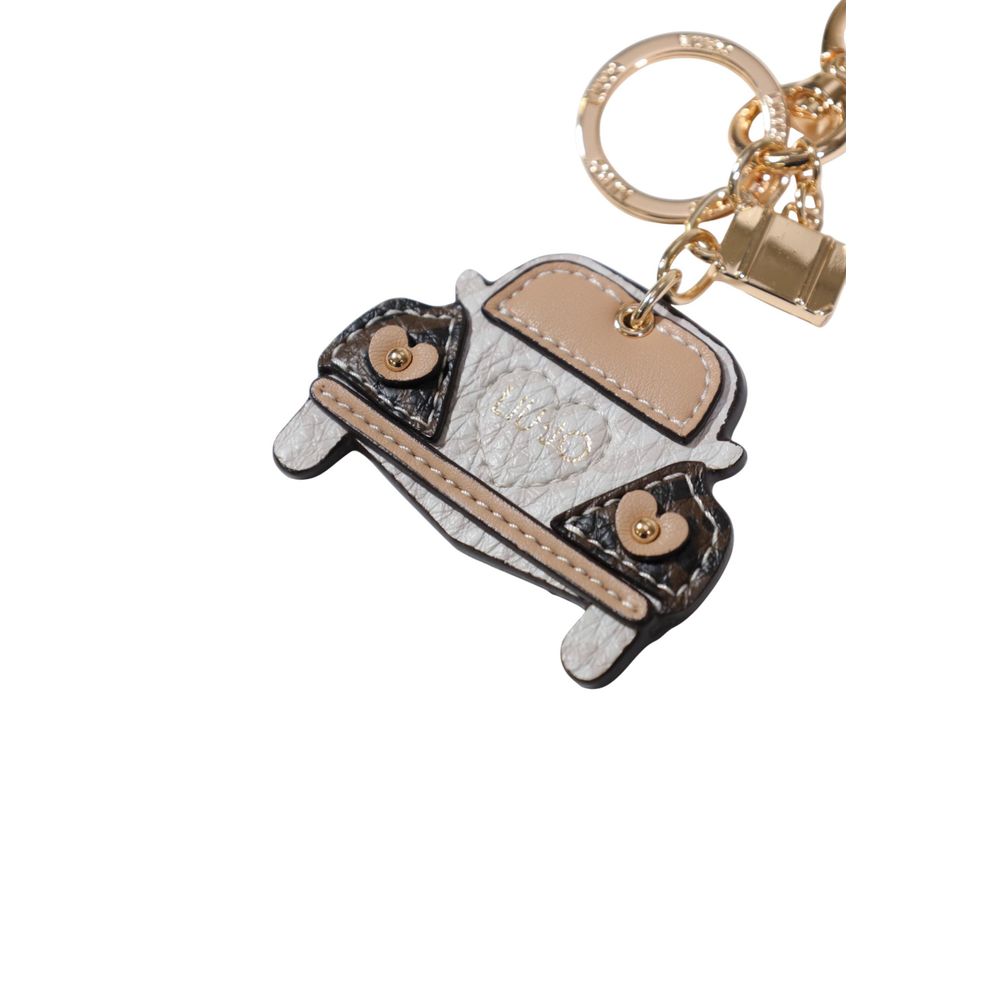 Beige Polyethylene Keychain