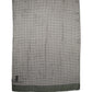 Green White Napoli Silk Gingham Shawl Scarf