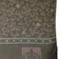 Olive Green Cotton Floral Neck Shawl Scarf