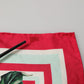Multicolor Floral Print Square Foulard Scarf