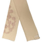 Light Beige Ornate Lace Neck Shawl Scarf