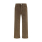 Bicolor Cotton Casual Pants