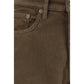 Bicolor Cotton Casual Pants
