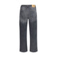 Black Cotton Relaxed Fit Jeans