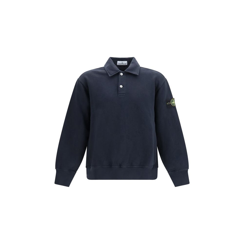 Blue Cotton Sweatshirt