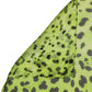 Green Leopard Print Silk Square Foulard Scarf