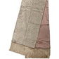 Pink Silk Fringes Neck Wrap Foulard Scarf