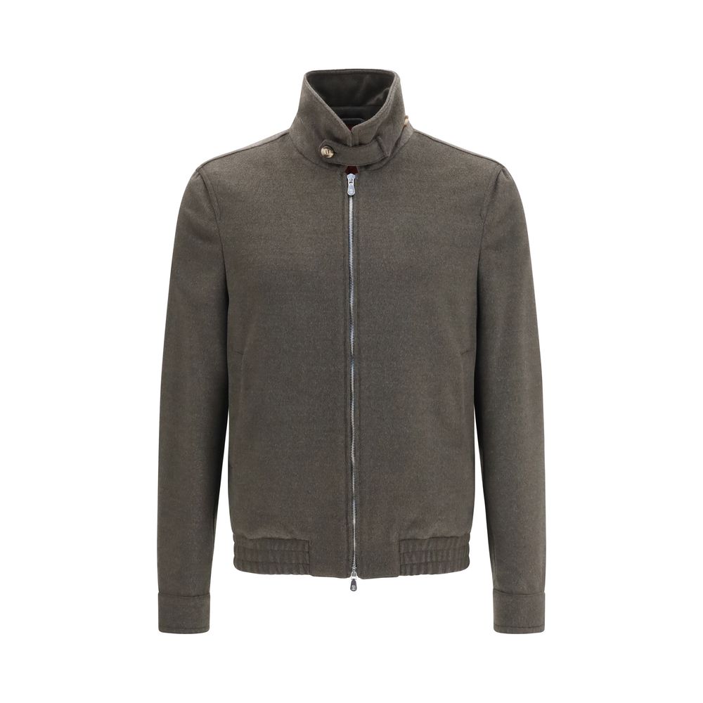 Gray Wool Oves Aries Full-Length Jacket