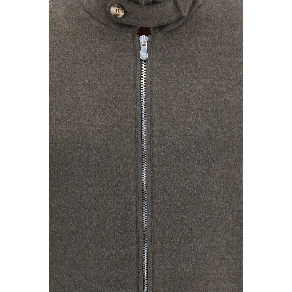 Gray Wool Oves Aries Full-Length Jacket