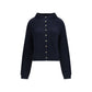 Blue Cashmere Cardigan