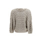 Beige Silk Cardigan