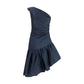 Blue Polyester Cocktail Dress