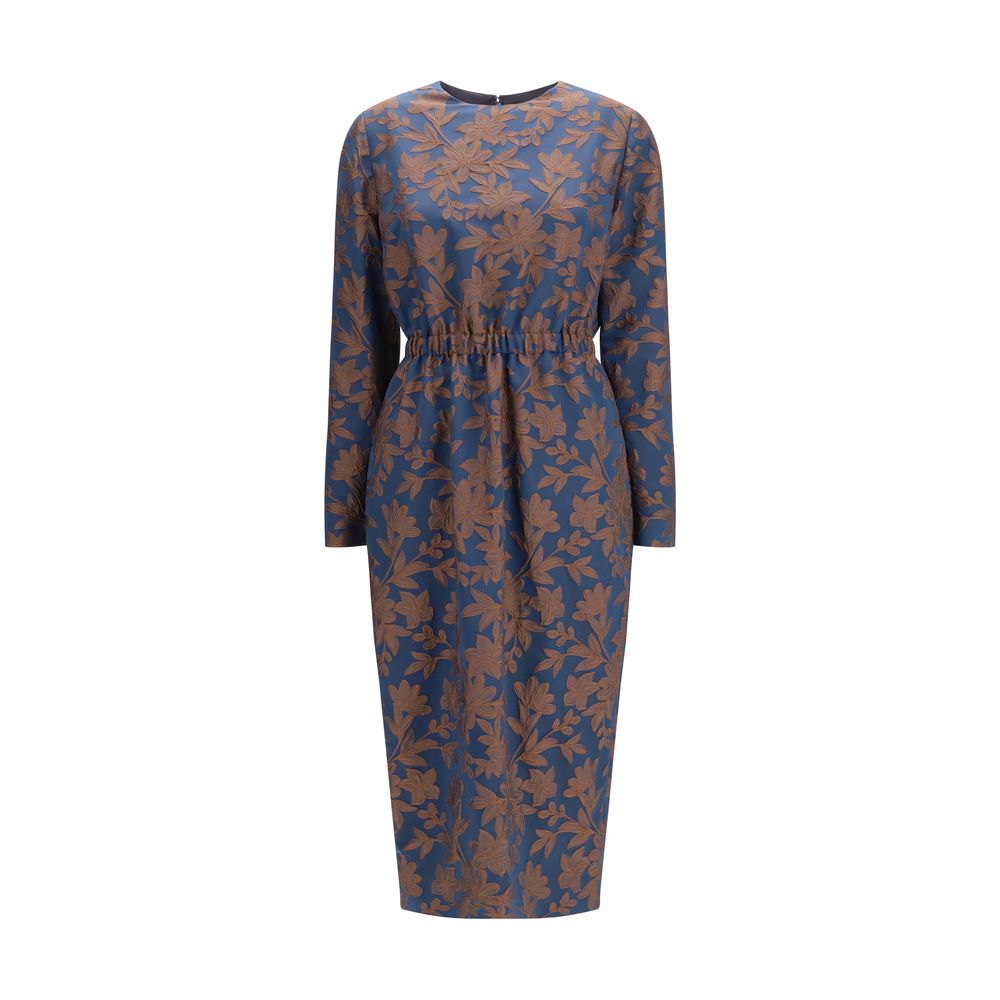 Multicolor Polyester Cocktail Dress