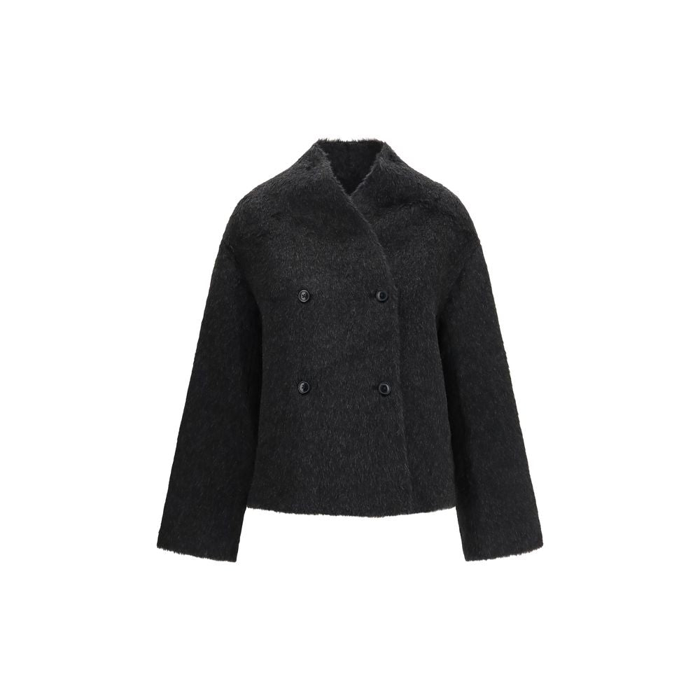 Black Alpaca Vicugna Pacos Jacket