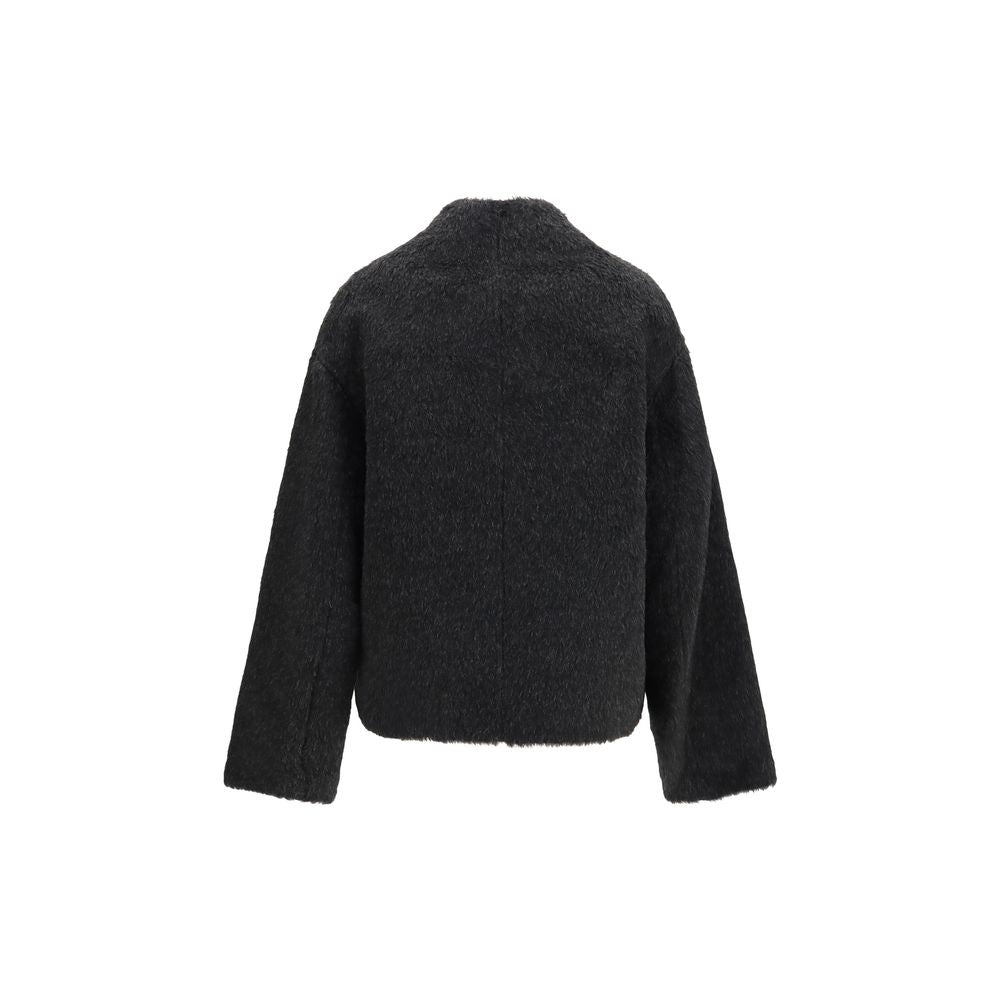 Black Alpaca Vicugna Pacos Jacket