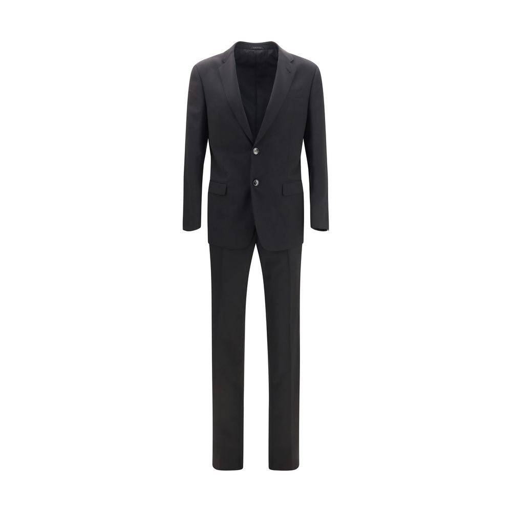 Black Wool Oves Aries Two-Piece Suit