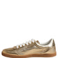 Gold Saint Tropez Low Top Sneakers Shoes