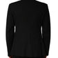 Black Pinstripe Men Single Breasted Jacket