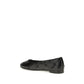 Black Calf Leather Bos Taurus Ballet Flats