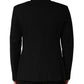 Black Pinstripe Men Single Breasted Jacket