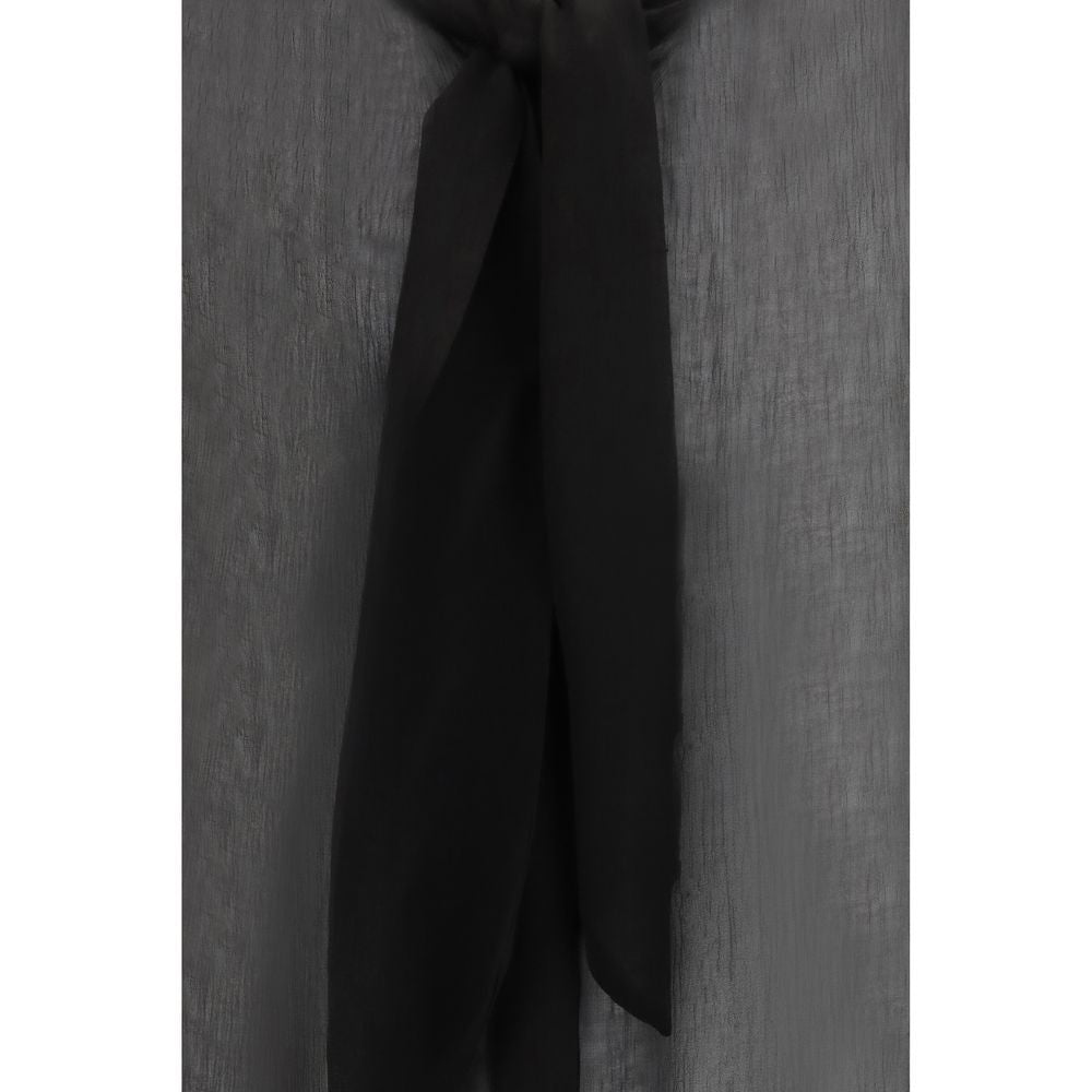 Black Viscose Blouse