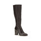 Black Calf Leather Bos Taurus High Heel Boots