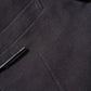 Dark Gray Cotton Men Single Breasted Jacket