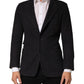 Dark Gray Cotton Men Single Breasted Jacket