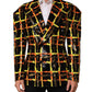 Multicolor Sequin Embellished Double Breasted Jacket