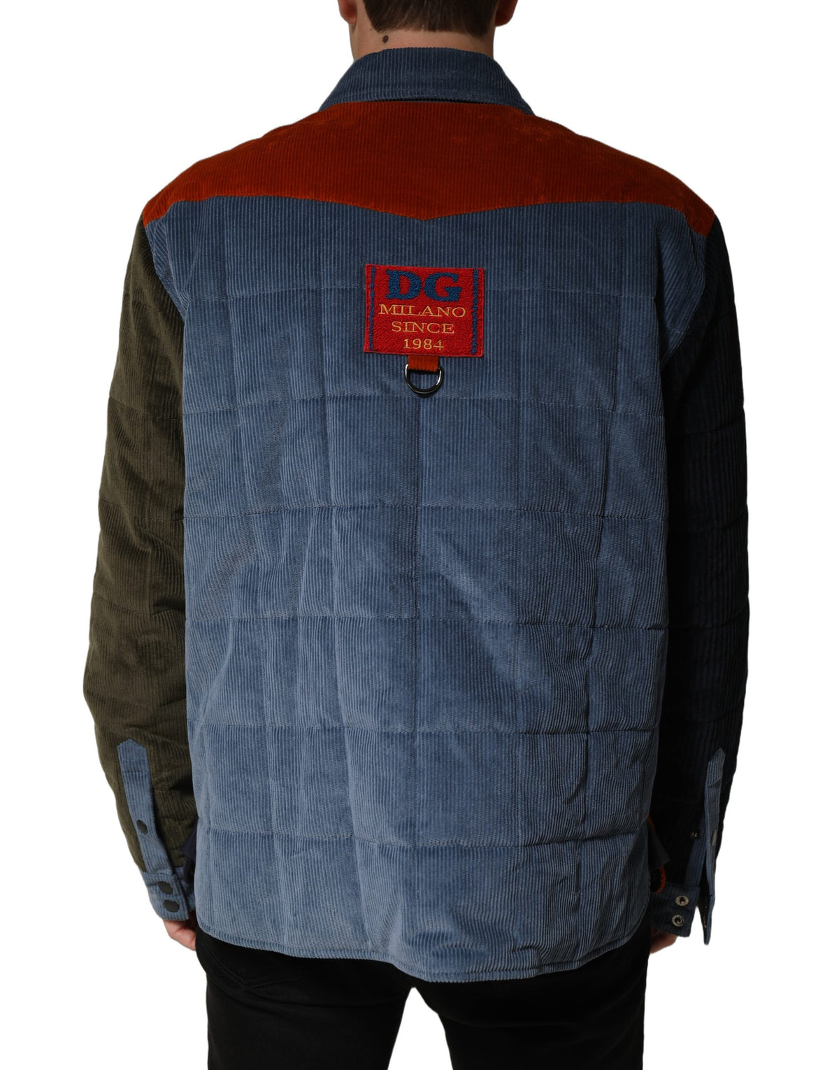 Multicolor Cotton Corduroy ButtonUp Jacket
