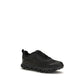 Black Polyester Athletic Sneakers