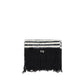 Black Recycled Polyamide Scarf