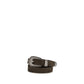 Brown Suede Leather Belt