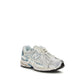 White Fabric Athletic Sneakers