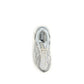 White Fabric Athletic Sneakers