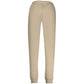 Beige Cotton Women's Trousers