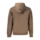 Brown Cotton Men Sweatshirt