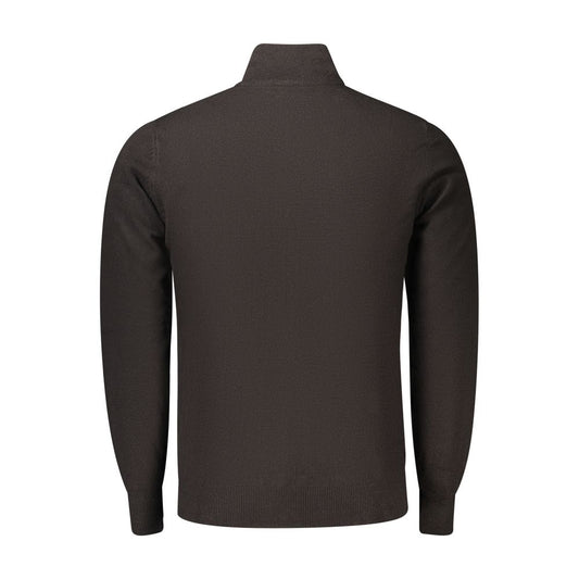 Black Acrylic Men's Cardigan