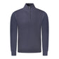 Blue Acrylic Men Sweater