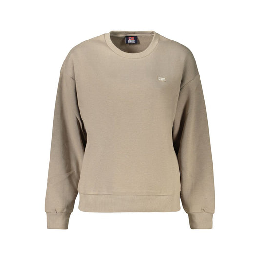 Beige Cotton Sweatshirt