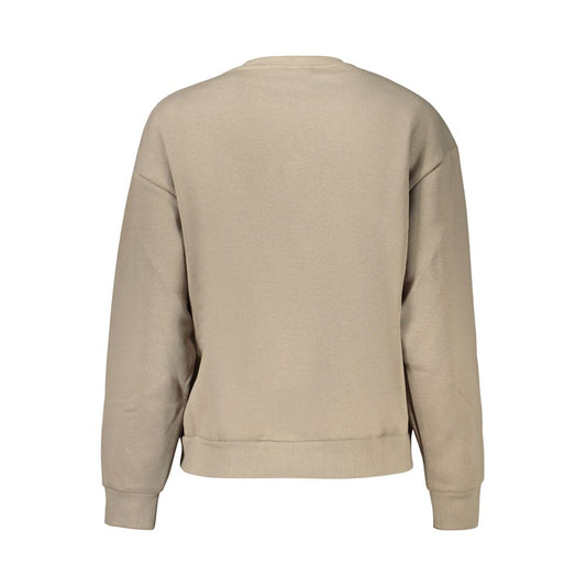 Beige Cotton Sweatshirt